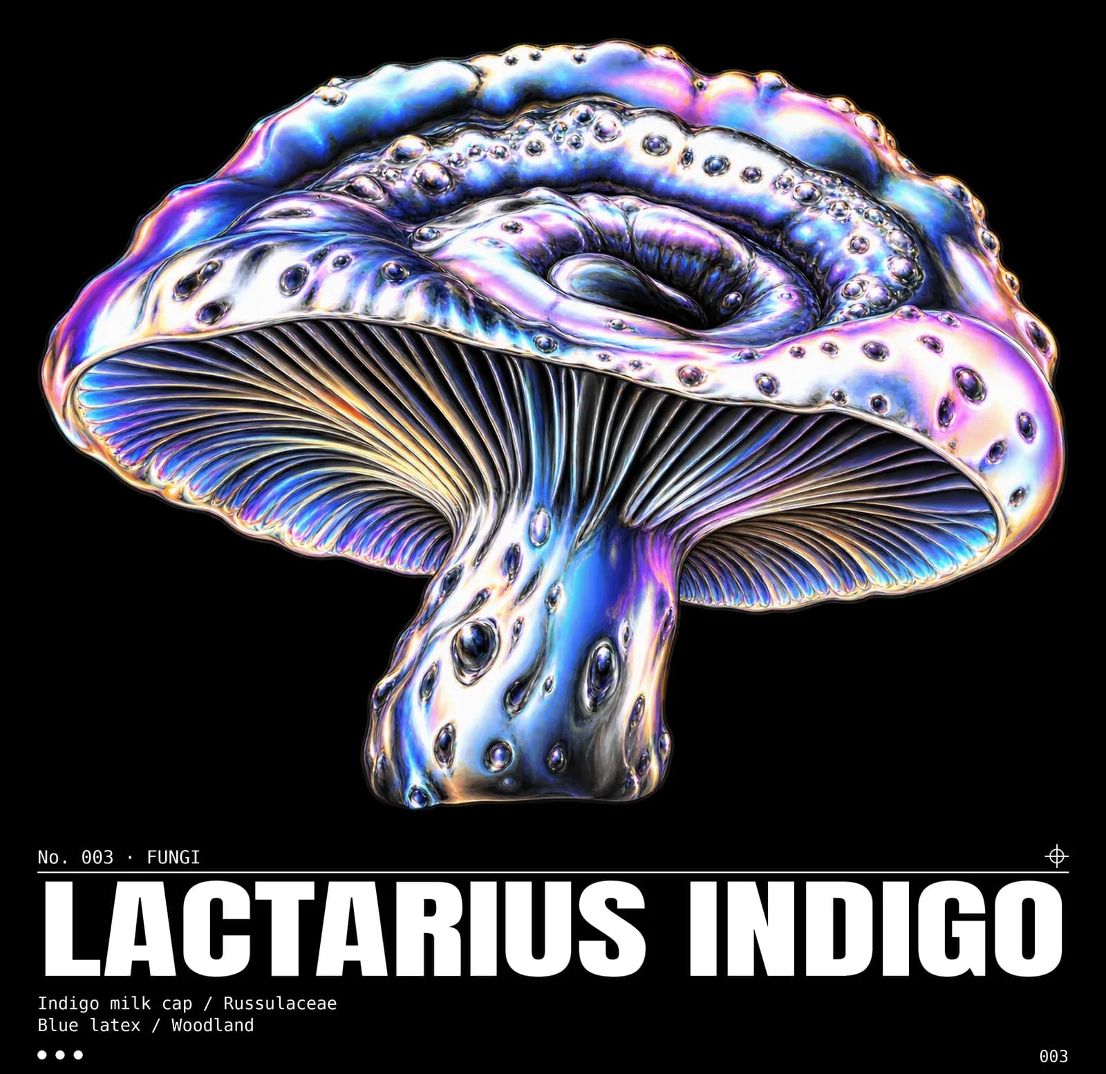Visuel Lactarius indigo